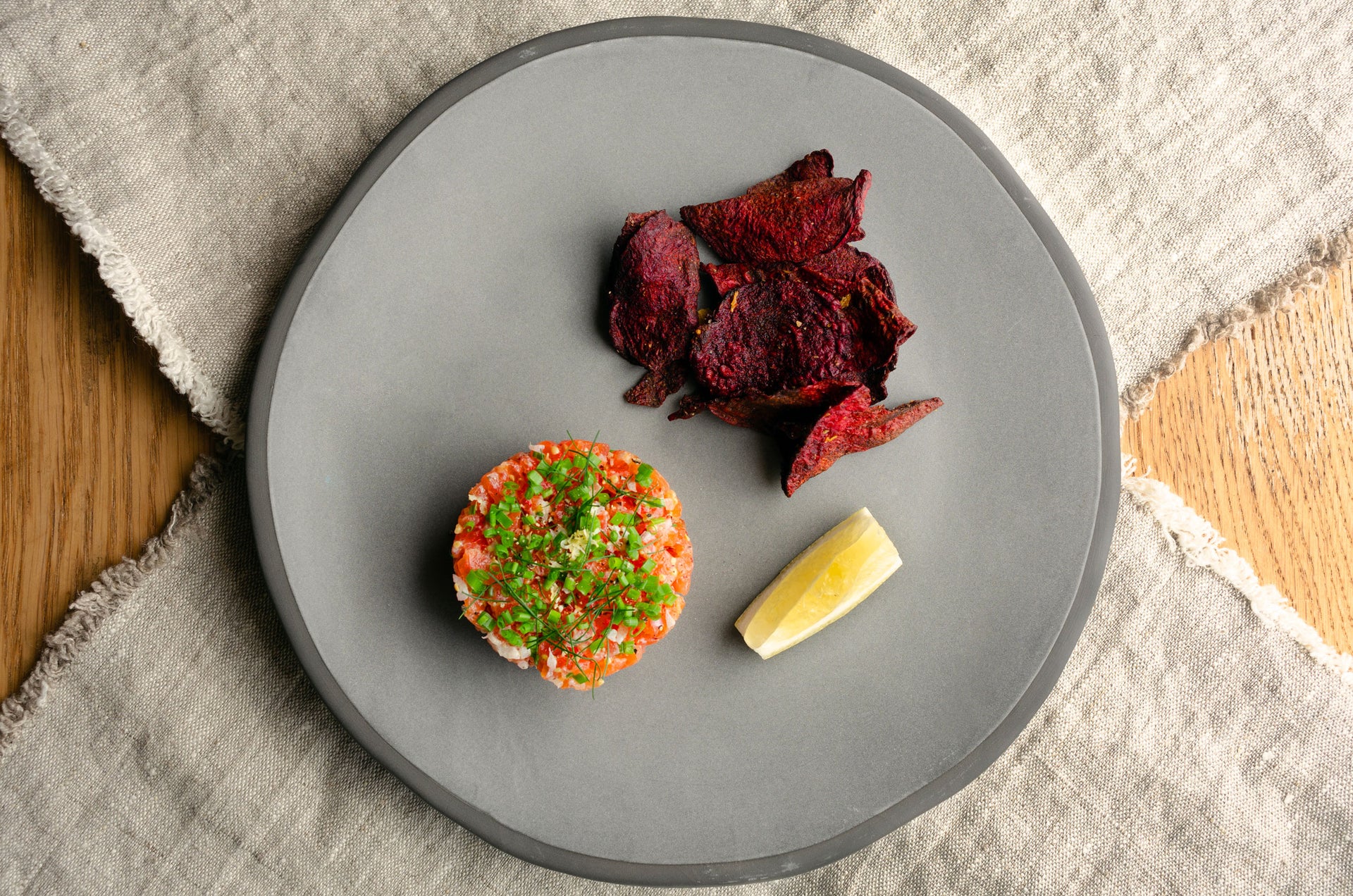 Smoked salmon tartare - raw salmon has never tasted so good