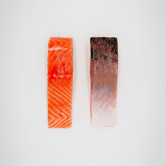 Salmon, 14 Days Dry Aged Salmon portioned fillet
