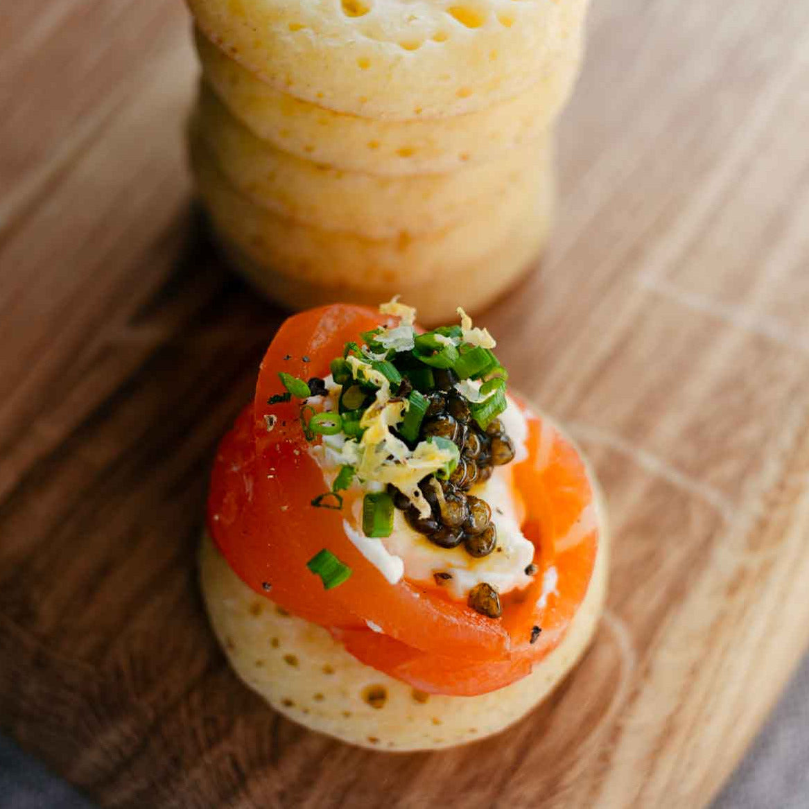 Blinis & Caviar Canapés