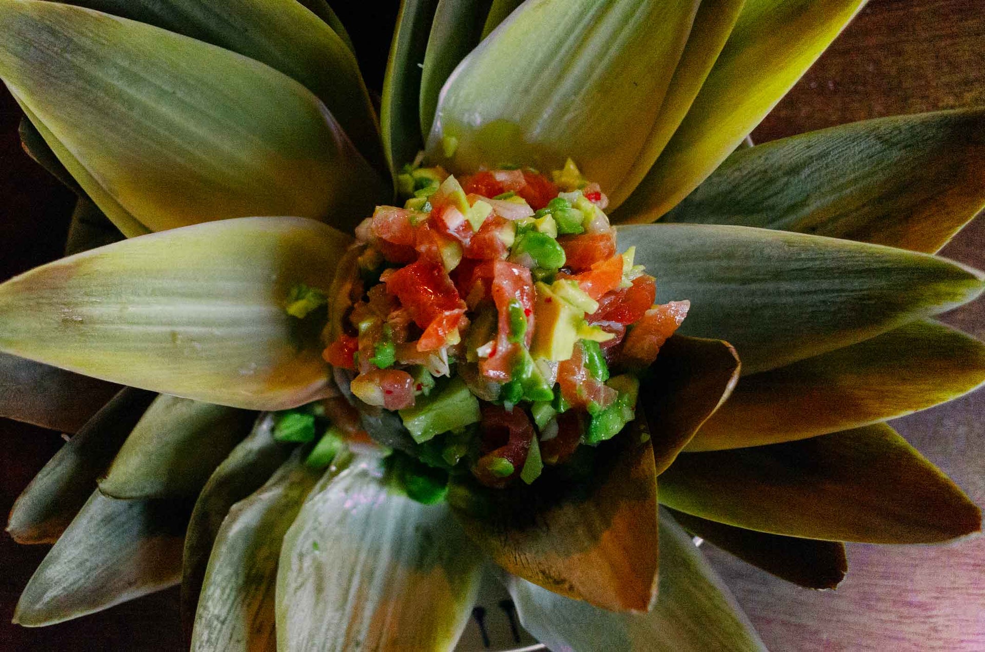 A Valentine’s Starter: Artichoke Bloom with Smoked Salmon Tartare