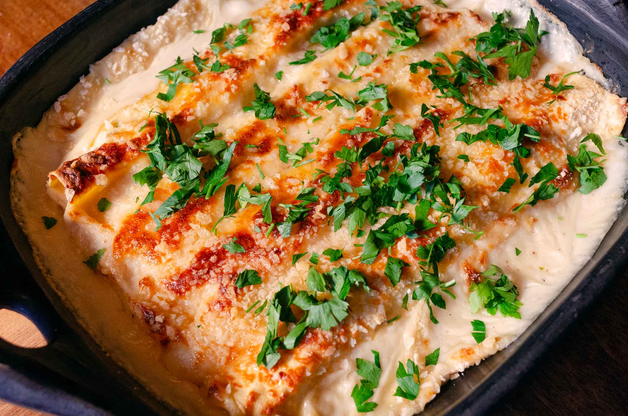 Cannelloni with Smoked Salmon and Ricotta