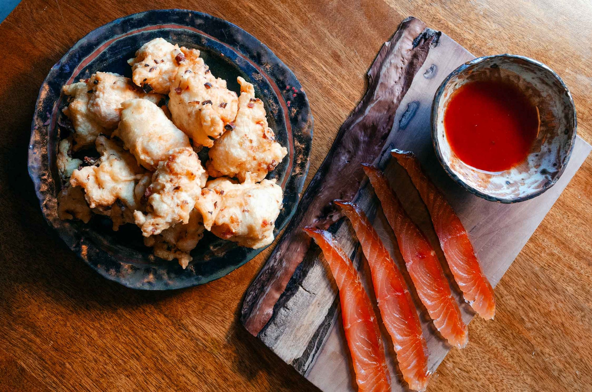 Savoury Frittelle With Smoked Salmon
