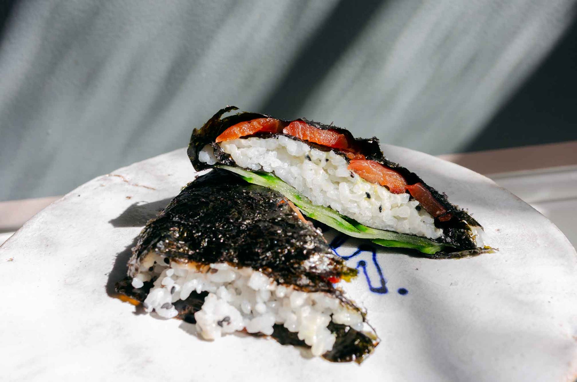 Sushi Sandwich with Whisky&Soy Smoked Salmon
