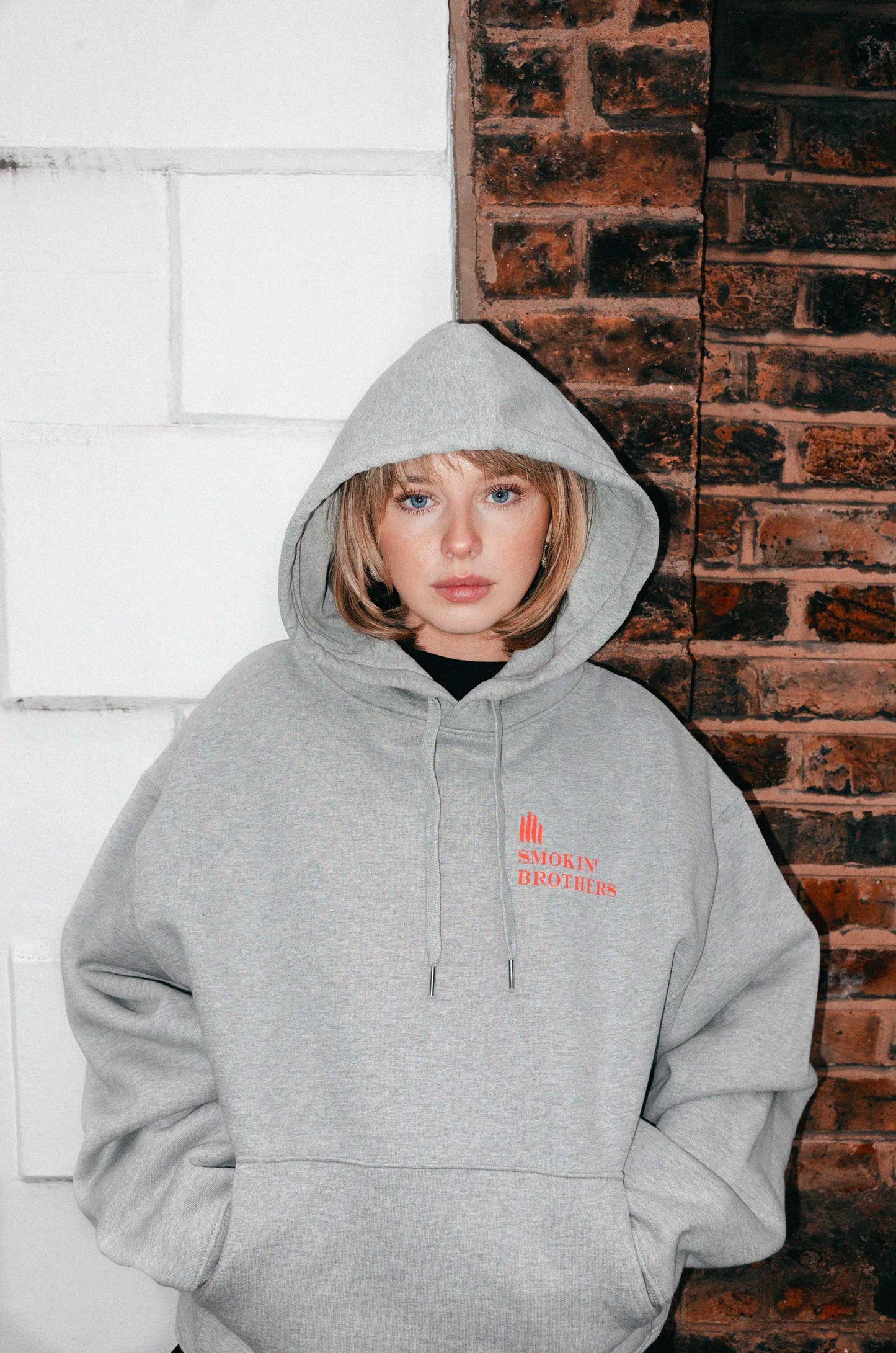 Ash grey hoodie, ss23/24
