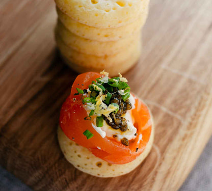 Blinis & Caviar Canapés, x16