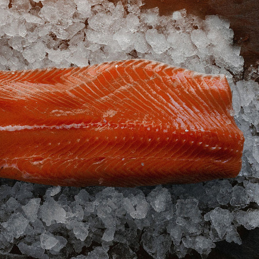 Whole side fresh salmon